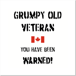 Grumpy Old Veteran (Canada) Posters and Art